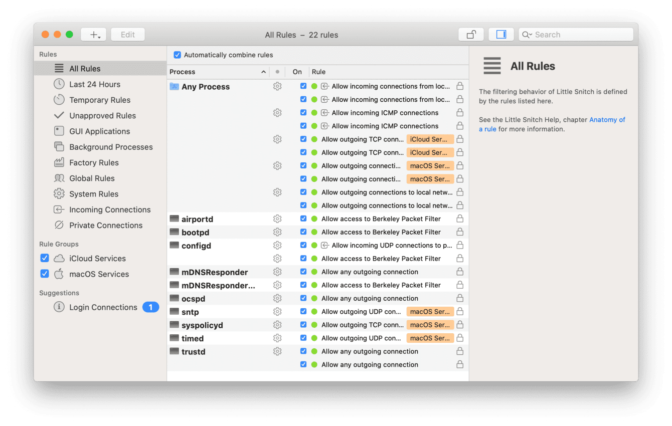 macintosh firewalls